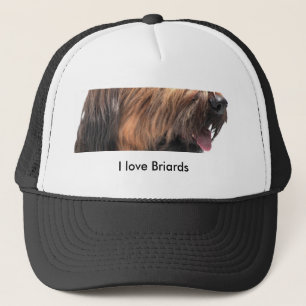 briard trucker hat
