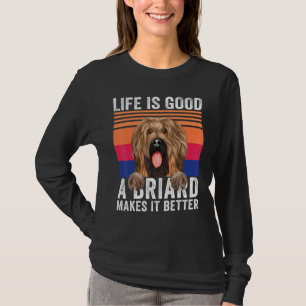 Briards Makes Your Life Good Vintage T-Shirt