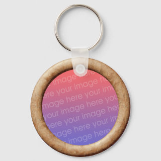 Brick (3d effect frame border) Template Keychain