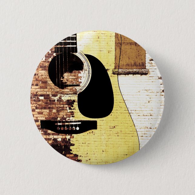 brick background pin button (Front)