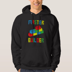 Brick Builder Blocks Building Master Builder Toys Hoodie