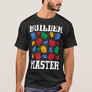 Brick Builder Blocks Master Builder T-Shirt