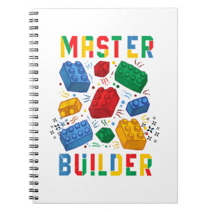 Brick Builder Funny Blocks Building Master Builder Notebook
