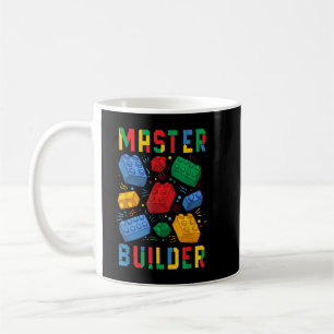 Brick Builder Funny Blocks Master Builder Coffee Mug