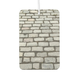 Brick Cobblestone Street Pathway Nature Photograph Air Freshener