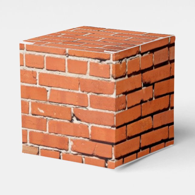 Brick construction favour box (Front Side)