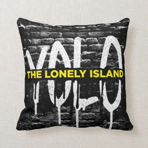 Brick Drip Throw Pillow