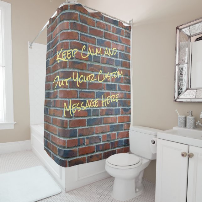 Brick Graffiti Wall Custom Message (In Situ)