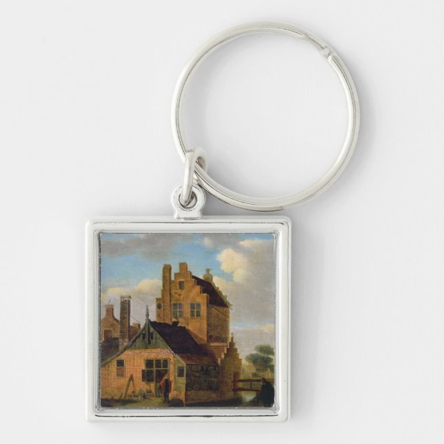 Brick Houses Keychain (Front)