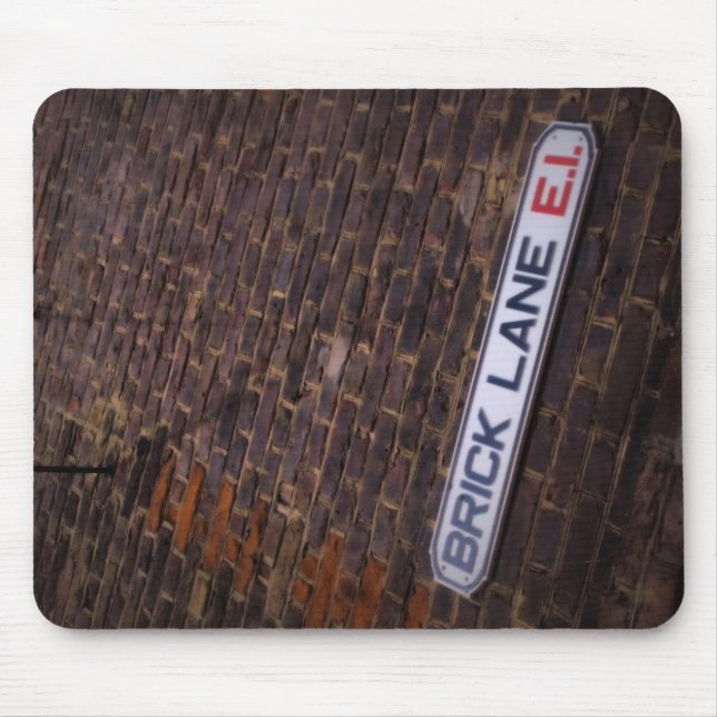 Brick Lane - Street Sign - London - Mousepad (Front)