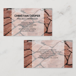 Brick Layer Walk Way Business Card