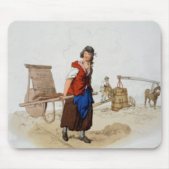 Brick Maker, from 'Costume of Great Britain', publ Mouse Pad (Front)