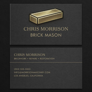 Brick Mason Business Card