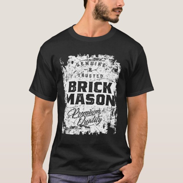 Brick Mason Occupation Job Title T-Shirt (Front)