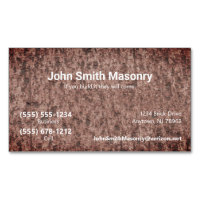Brick Masonry Theme Custom Dual Contact Number 