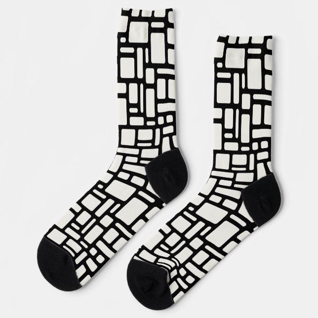 Brick pattern Socks (Left)