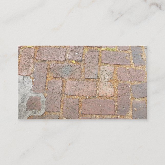 Brick Paving Pavement Business Card (Front)