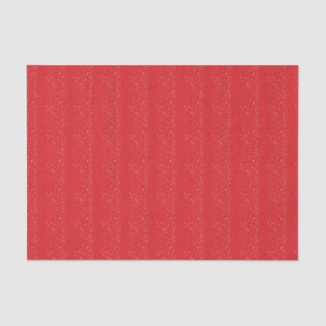 Brick Red Fleck Pattern 10" X 15" Tissue Paper (Front)