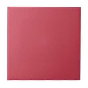 Brick Red Solid Colour Classic Elegant Tile