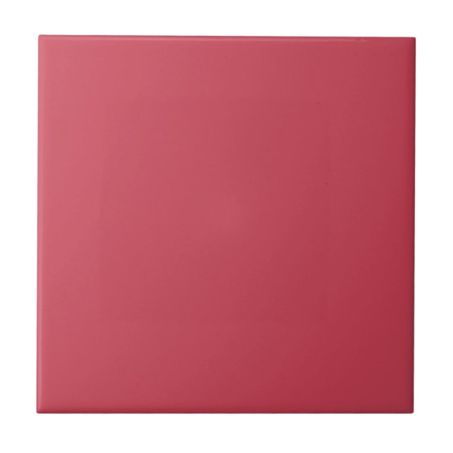 Brick Red Solid Colour | Classic | Elegant Tile (Front)