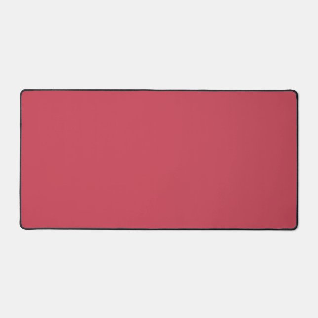 Brick red (solid colour)  desk mat (Front)