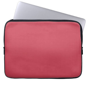 Brick red (solid colour) laptop sleeve
