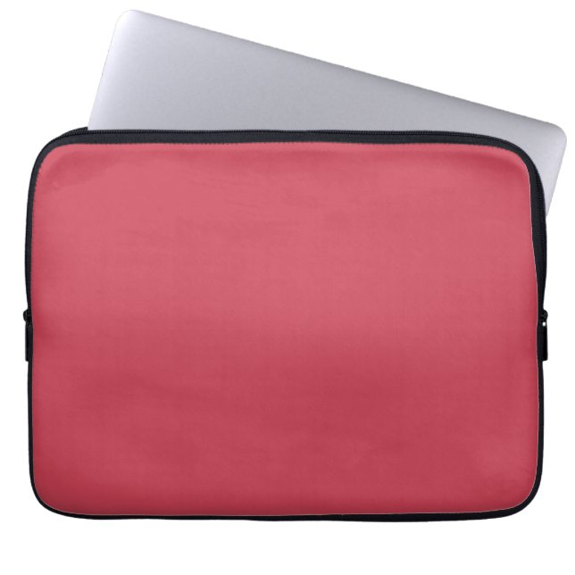 Brick red (solid colour)  laptop sleeve (Front)