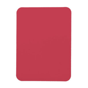 Brick red (solid colour) magnet