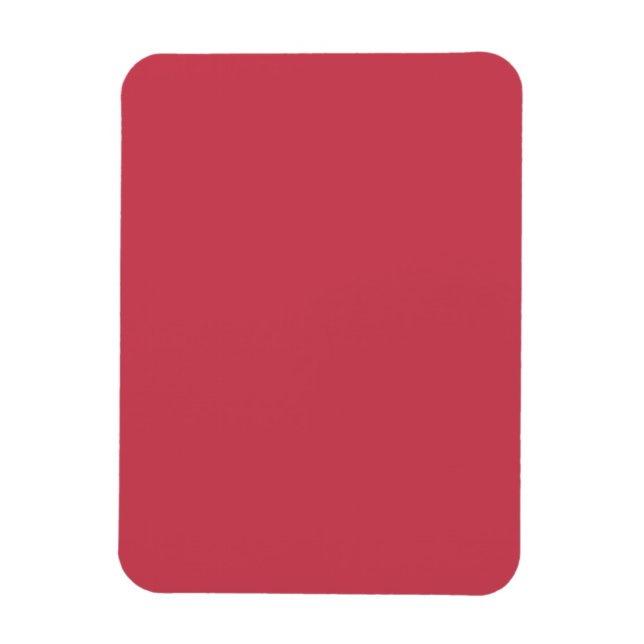 Brick red (solid colour)  magnet (Vertical)