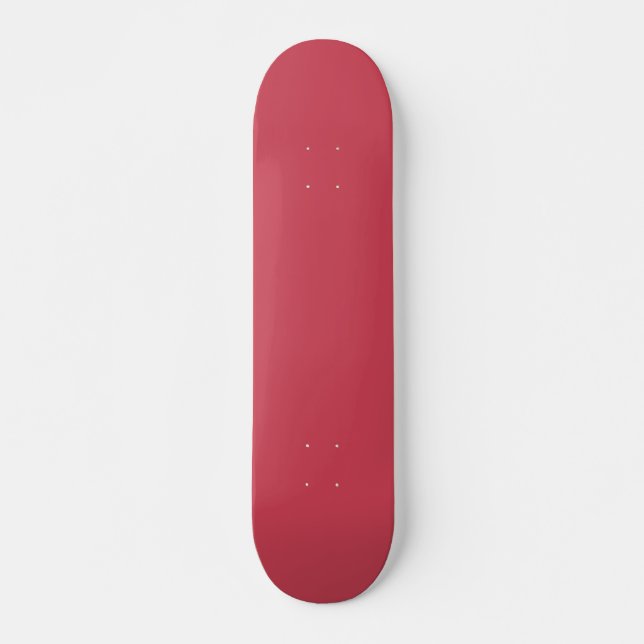 Brick red (solid colour)  skateboard (Front)