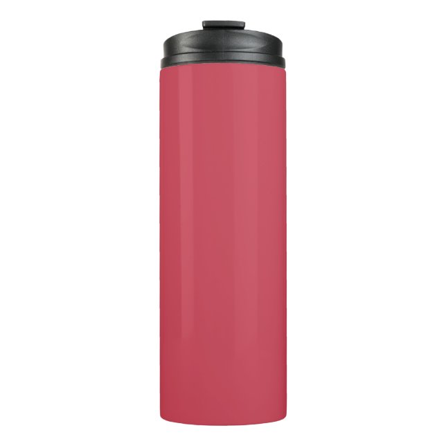 Brick red (solid colour)  thermal tumbler (Front)