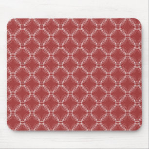 Brick Red Uptown Elegance Mousepad