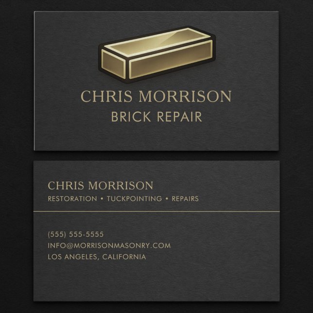 Brick Repair Business Card (Creator Uploaded)