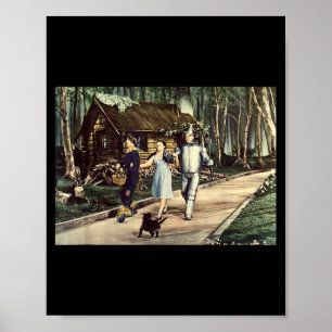 Brick Road Wizard Of Oz Tin Man Ecrow Dorothy And Poster