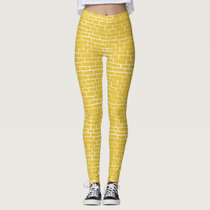 Brick Road - Yellow & transparent Leggings