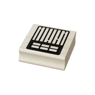 brick rubber stamp