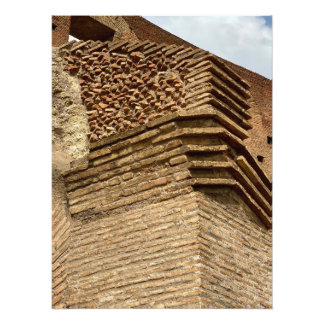 Brick Structure in the Colosseum in Rome, Italy Photo Print