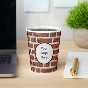 Brick style  paper cups
