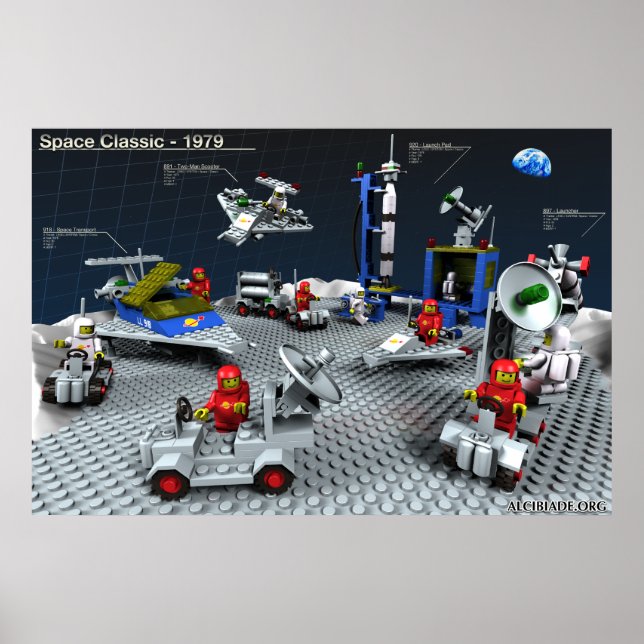 Brick toys of '79 re-created in 3D Poster (Front)