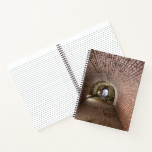 Brick Tunnel In A Military Bunker Notebook
