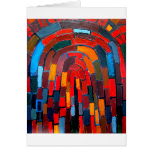 Brick Vault (abstract naive pattern )