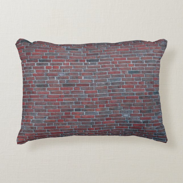 Brick wall accent pillow (Front)