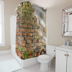 Brick Wall and Sea Shells