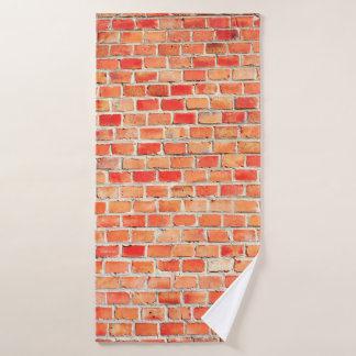 Brick wall background or texturebrick, design, int bath towel