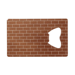 Brick Wall Bottle Opener Credit Card Bottle Opener