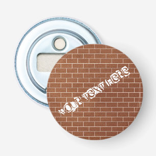 Brick Wall Bottle Opener with Custom Text