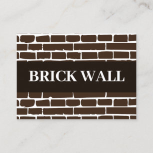 Brick Wall Brick  Business Card