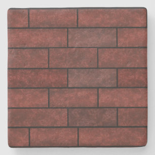 Brick wall , brick stone coaster