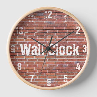Brick Wall Clock