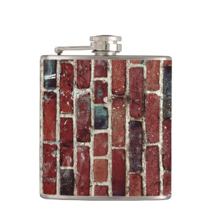 Brick Wall Cool Texture Pattern Hip Flask